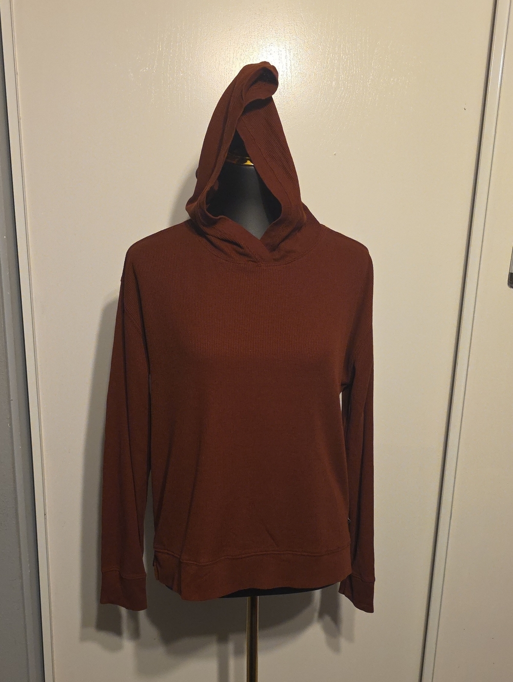 Eddie Bauer Women's Long-Sleeve Hooded Pullover in Rust